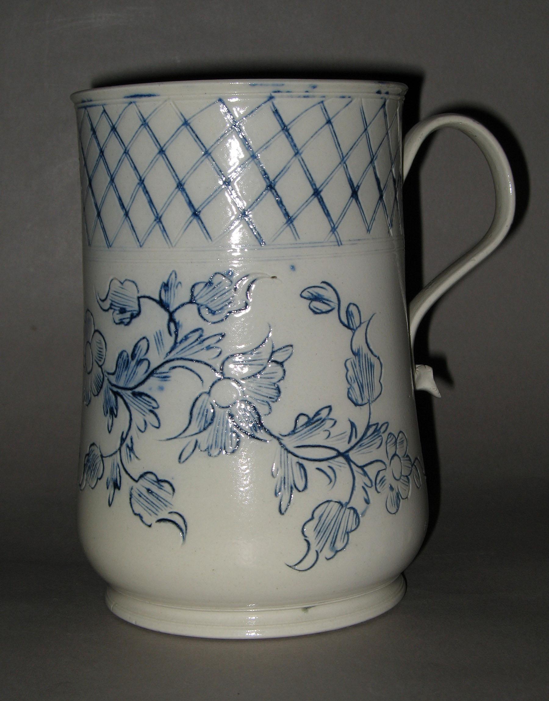 1958.0939 Scratch blue mug