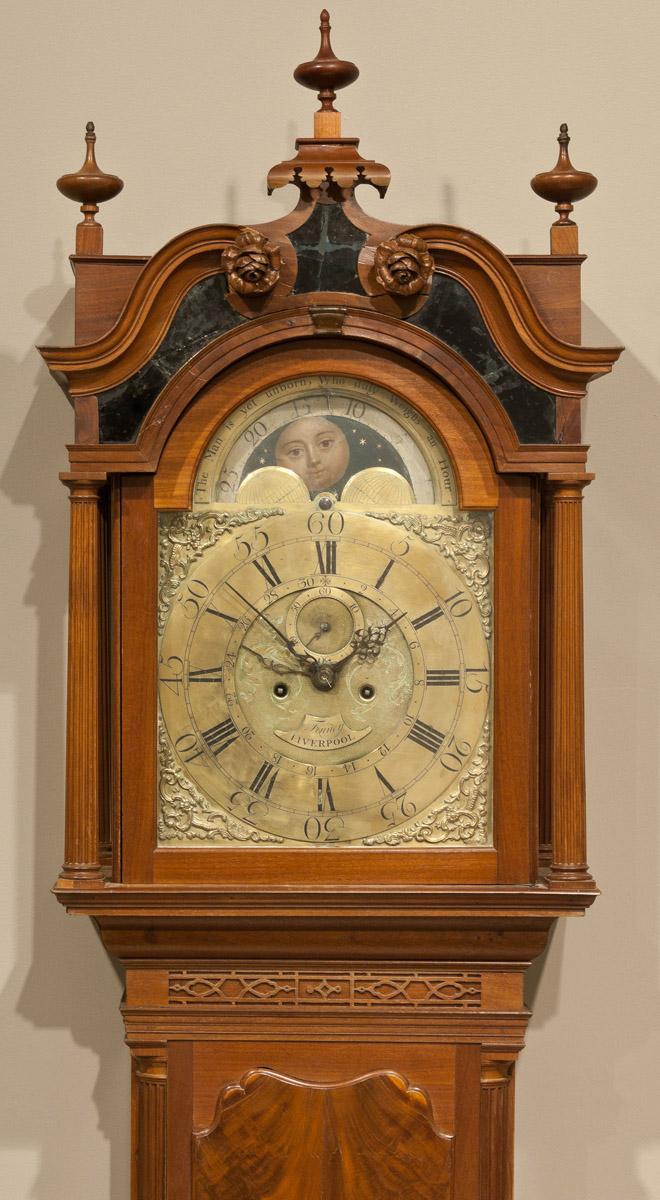 2002.0028 Clock, Tall clock (detail 1)