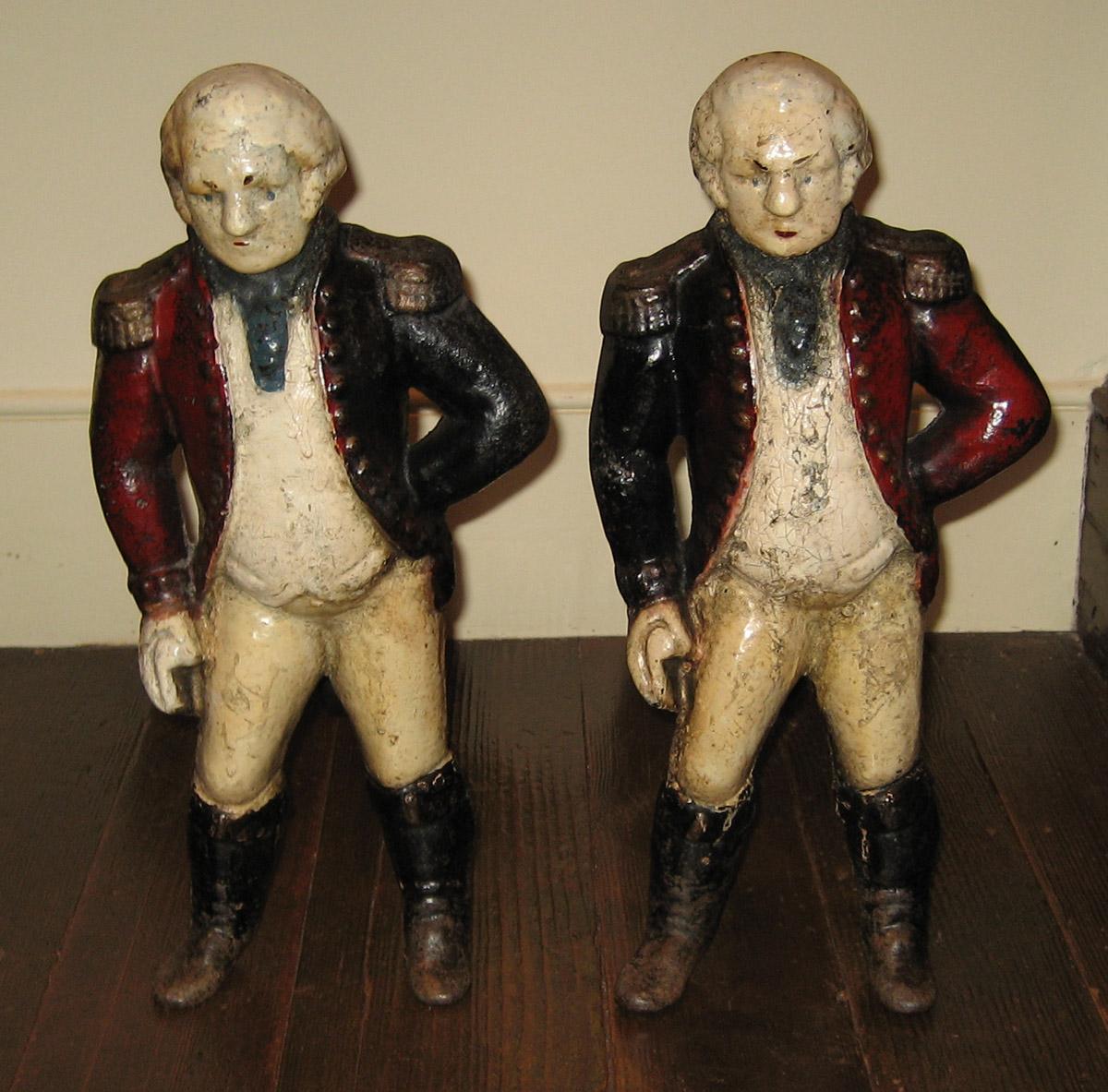 2002.0029.001 and .002 Andirons