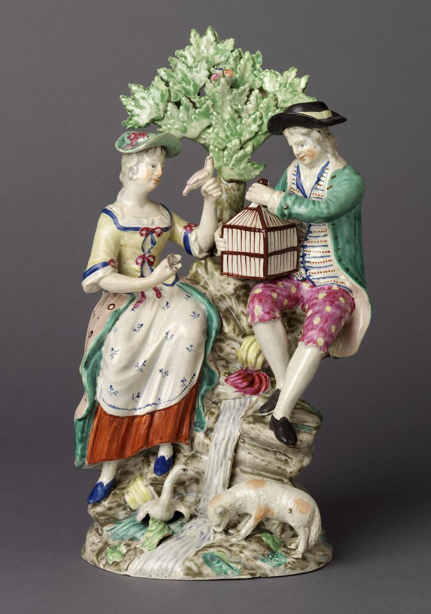 2002.0030.057.002 Pearlware figure group