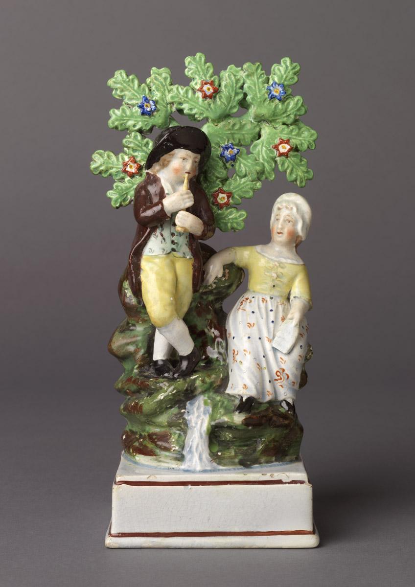 2002.0030.069 Pearlware figure group