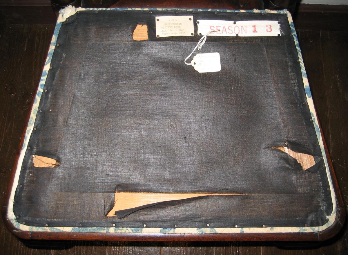 1969.5465 Slip seat, view 2, reverse