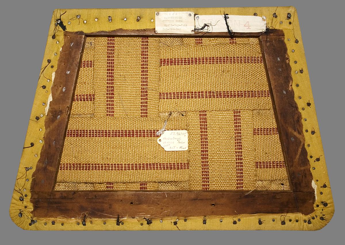 1969.4334 Slip seat, view 2, reverse