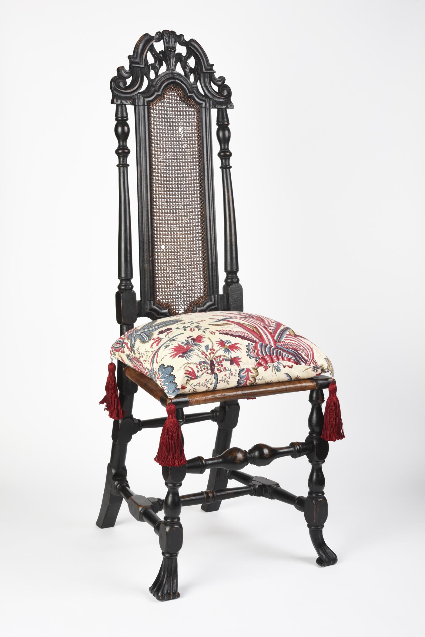 1958.0964 Chair, 1984.0673.009 Cushion, view 1