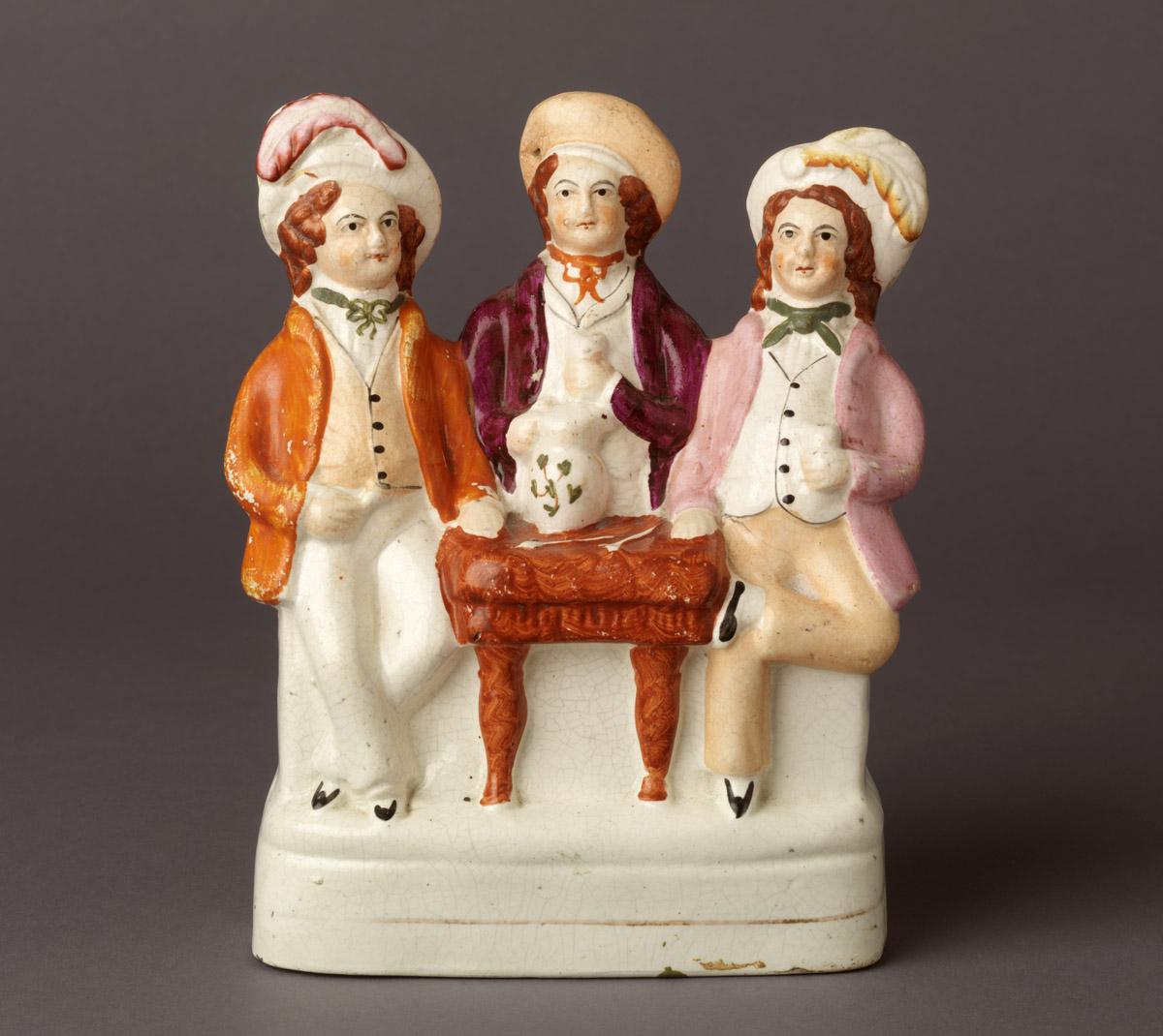 2002.0030.125 Pearlware figure group
