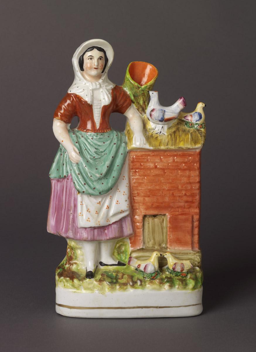 2002.0030.134 Pearlware Spill Vase