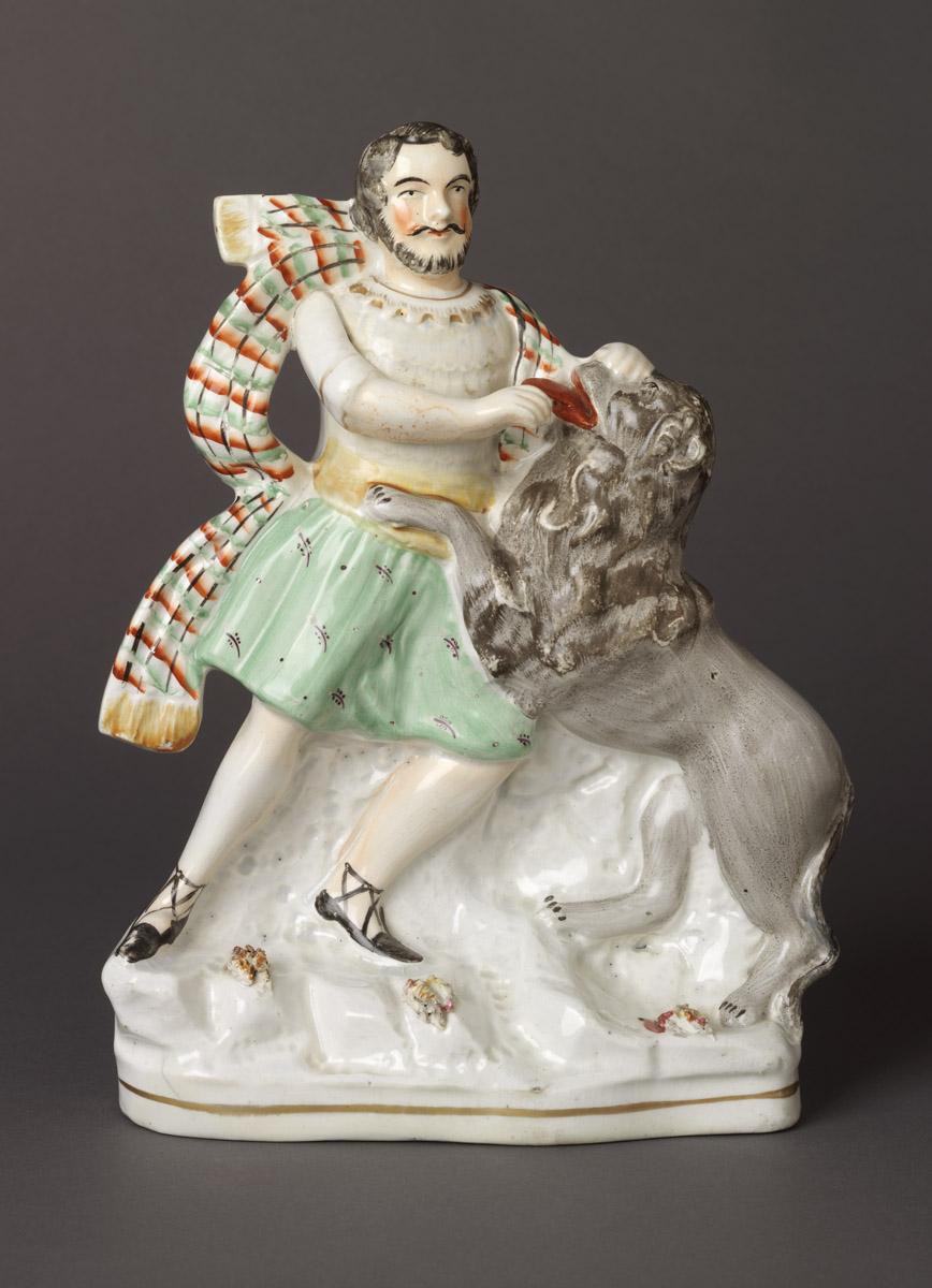 2002.0030.138 Samson and Lion figure group