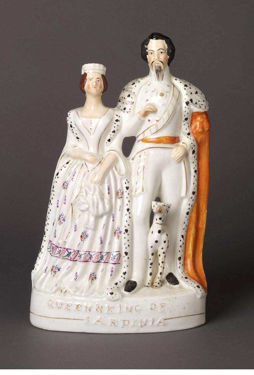 2002.0030.142 King and Queen of Sardinia figure group