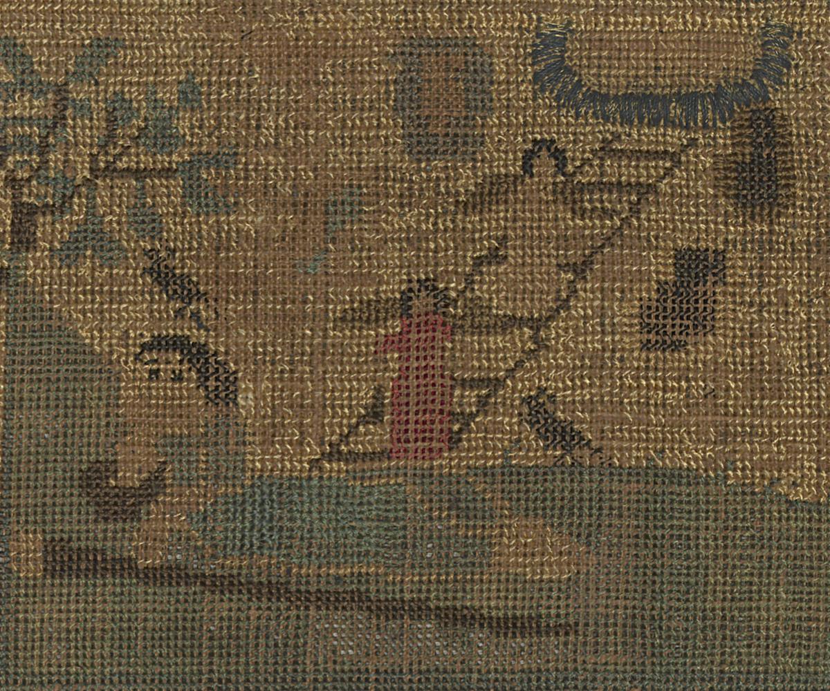 1958.0968 A Sampler, Detail 9
