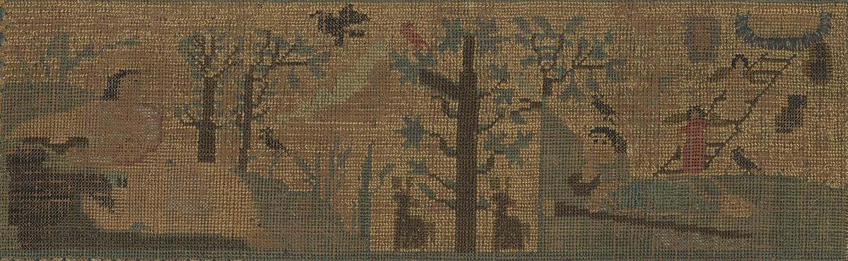 1958.0968 A Sampler, Detail 3