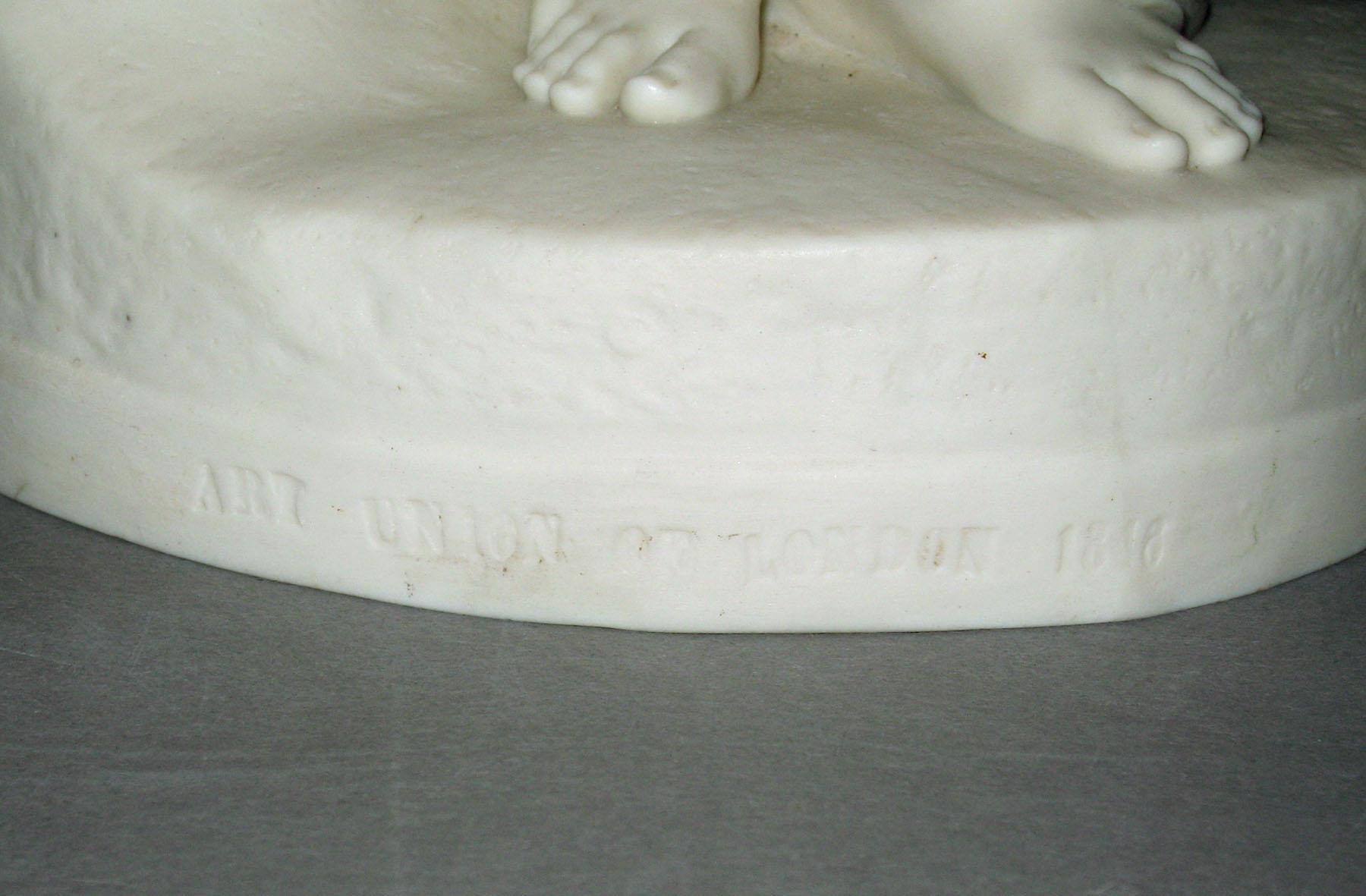 2002.0040 Parian figure (mark front of base)