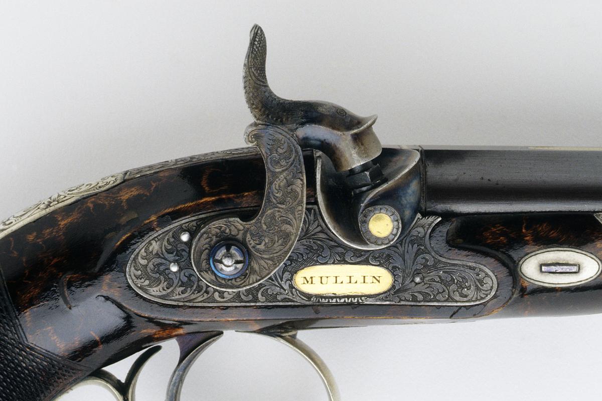 2002.0047 A, B Pistol, Detail
