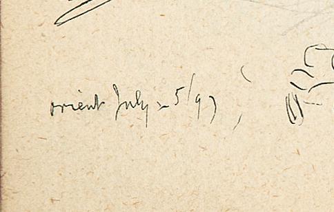 2002.0053 Sketch book, Page 11, detail 1