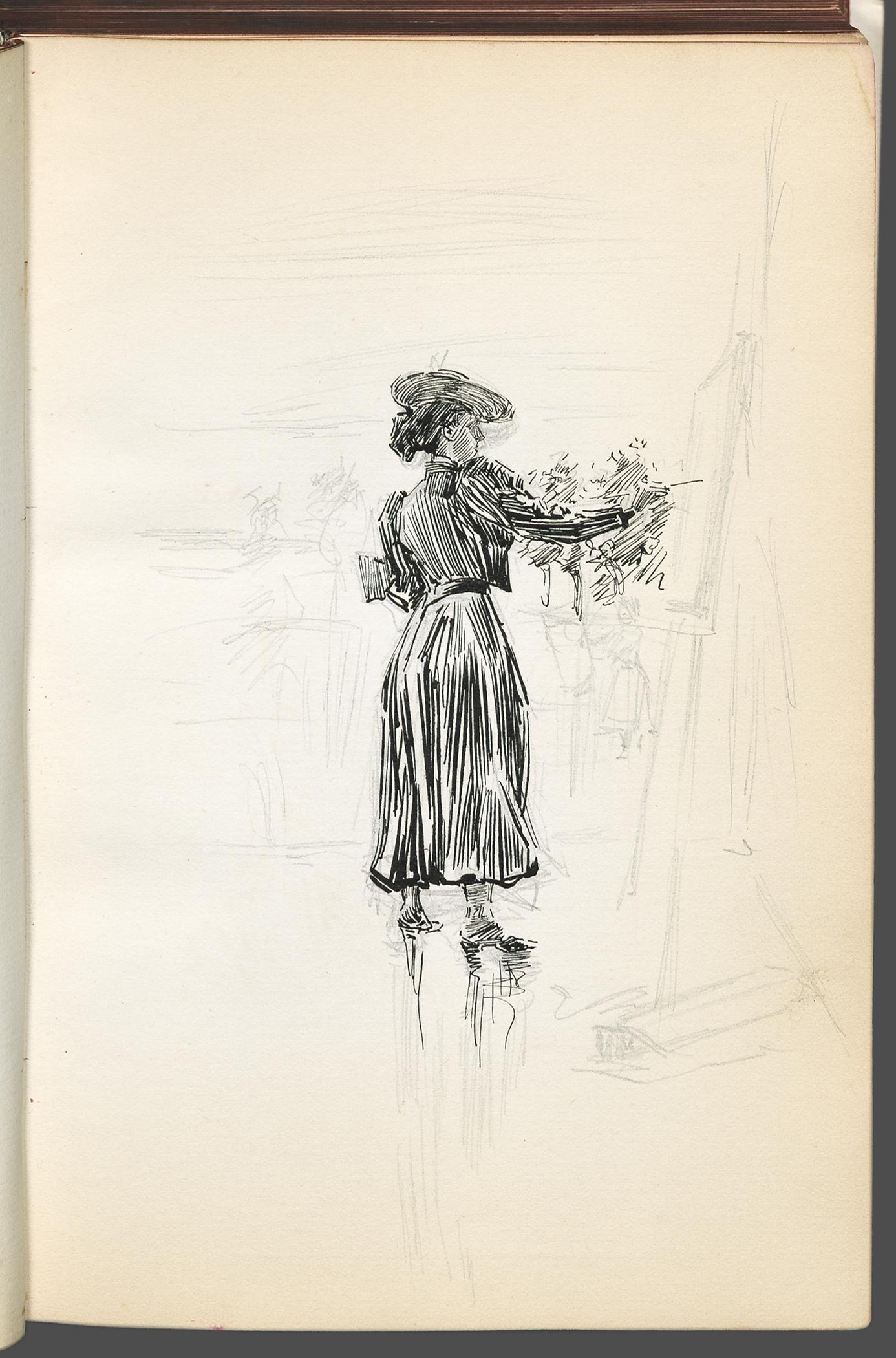 2002.0053 Sketch book, Page 19