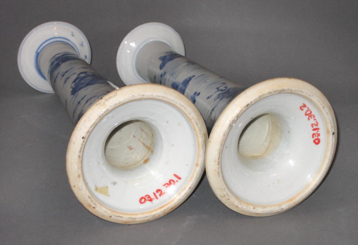 2003.0012.030.001 and .002 Porcelain candlesticks, bottom