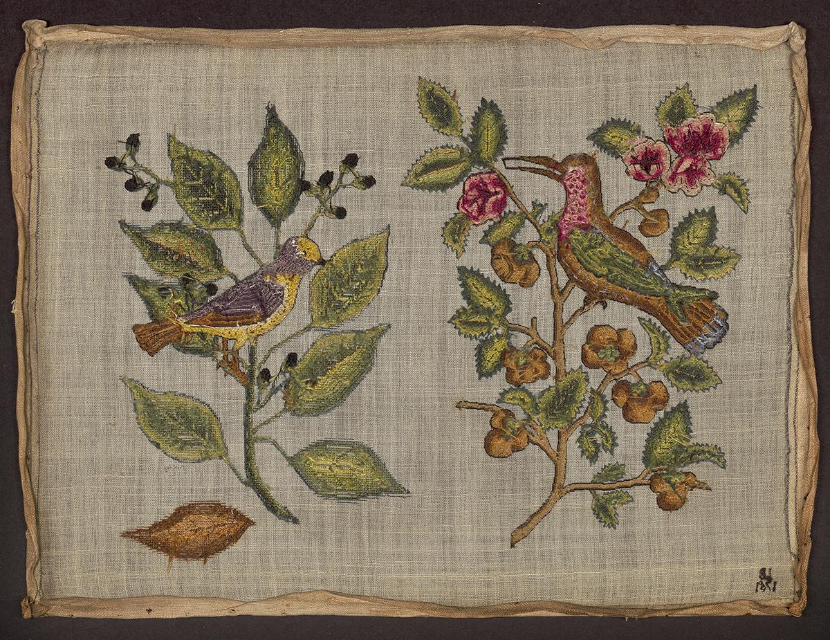 2003.0013.016 A Needlework Picture, Verso