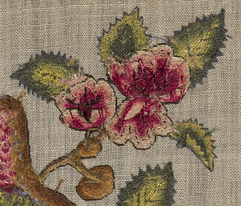 2003.0013.016 A Needlework Picture, Verso Detail 4