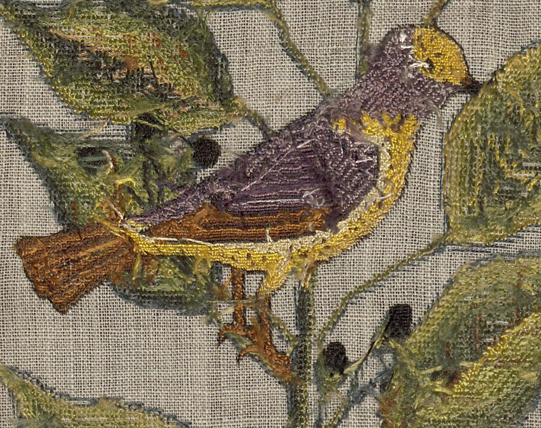 2003.0013.016 A Needlework Picture, Verso Detail 6