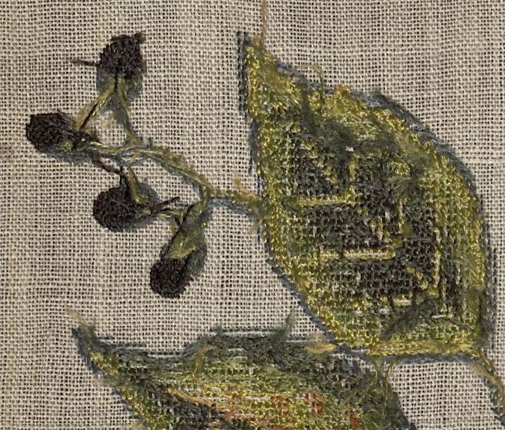 2003.0013.016 A Needlework Picture, Verso Detail 7