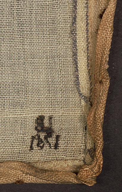 2003.0013.016 A Needlework Picture, Verso Detail 9