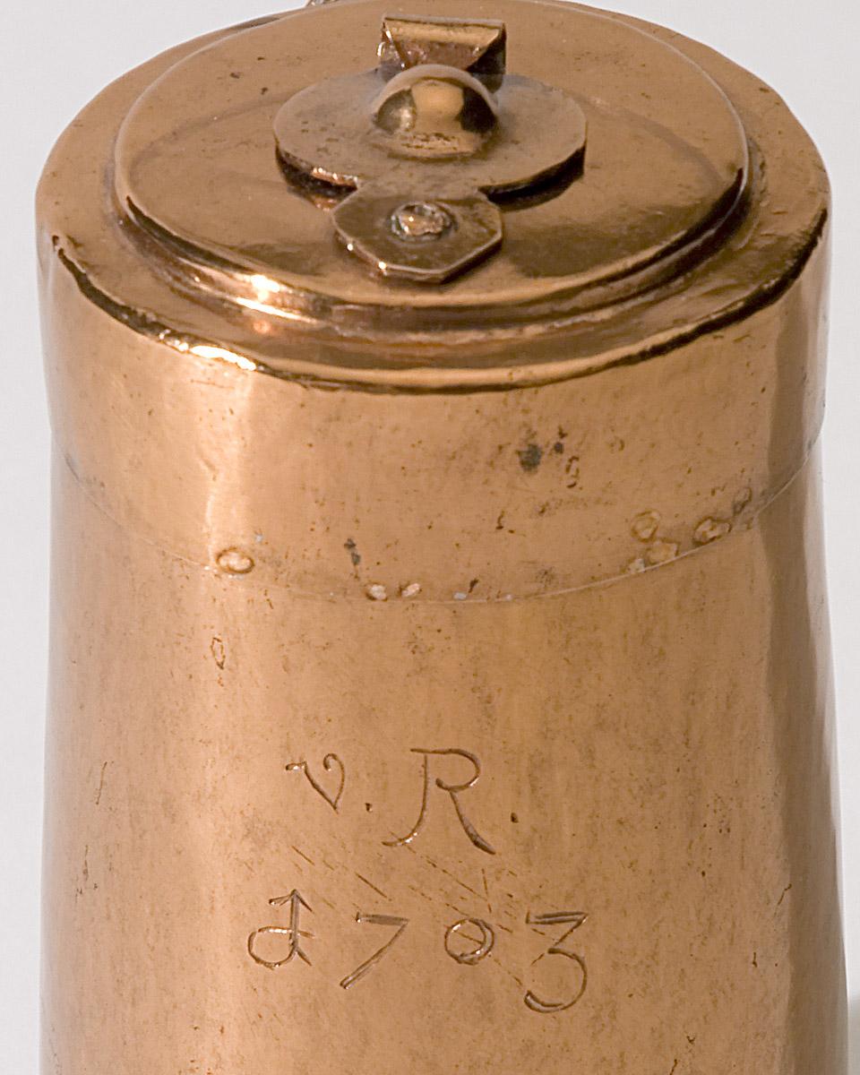 1958.0989 A, B Copper chocolate pot (view 4)
