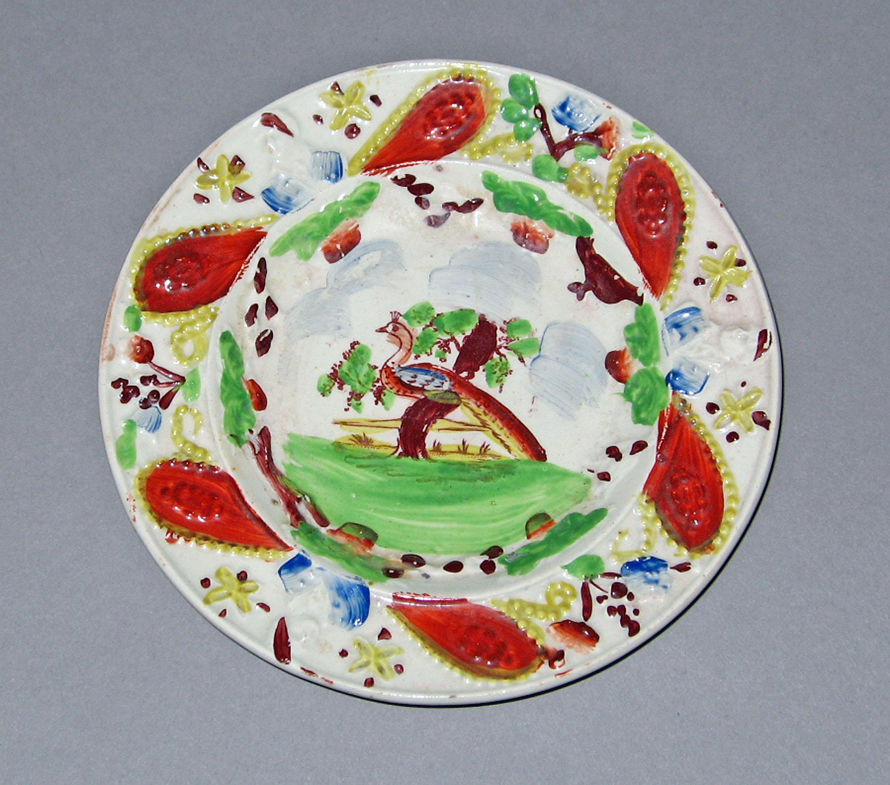 2003.0013.132 Creamware plate