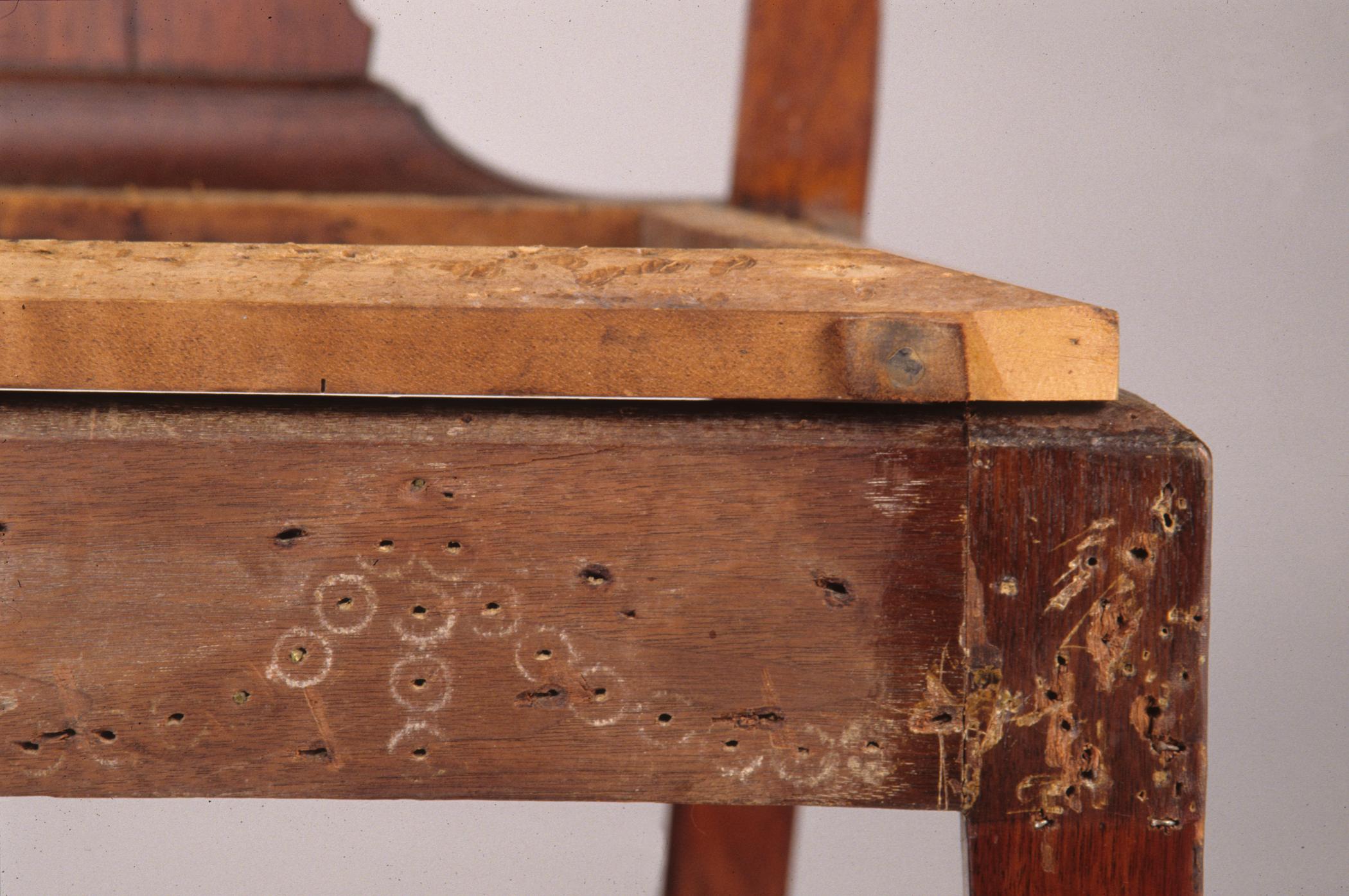 2003.0016.002 Chair, Side chair Detail 2