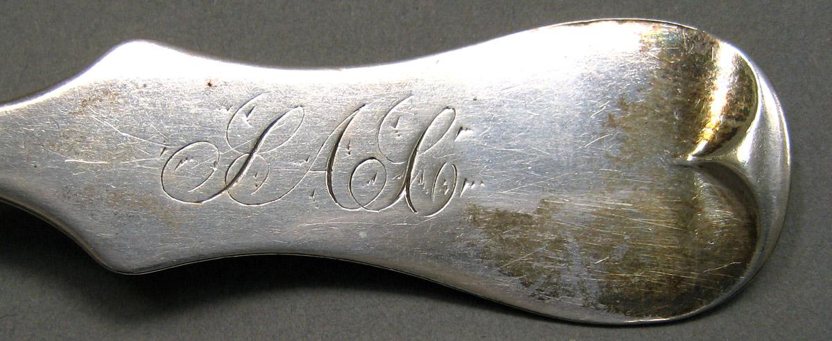 2003.0019 Silver Spoon engraving