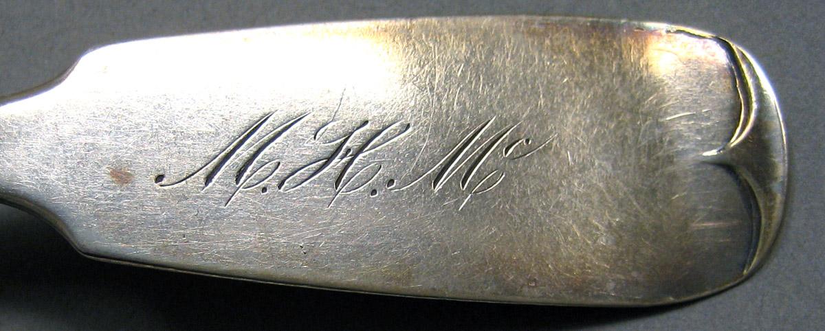 2003.0020 Silver Spoon engraving