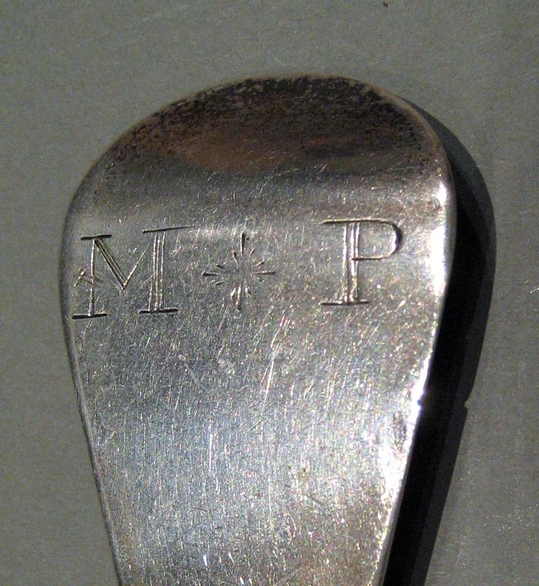 2003.0021.001 Silver Spoon engraving