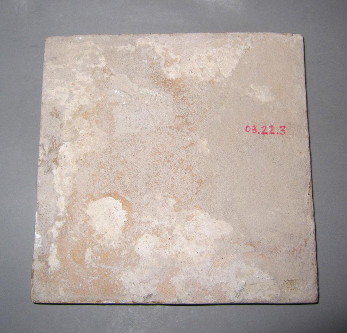 2003.0022.003 Delft tile underside