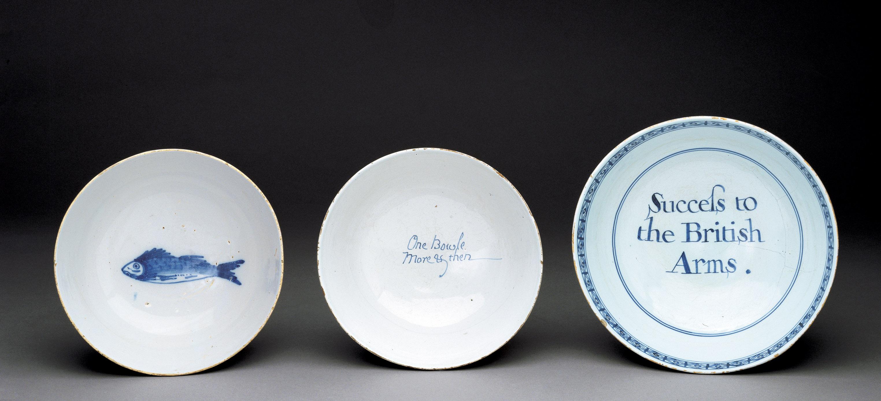 2003.0022.017, .032, .034 Bowls (interior)