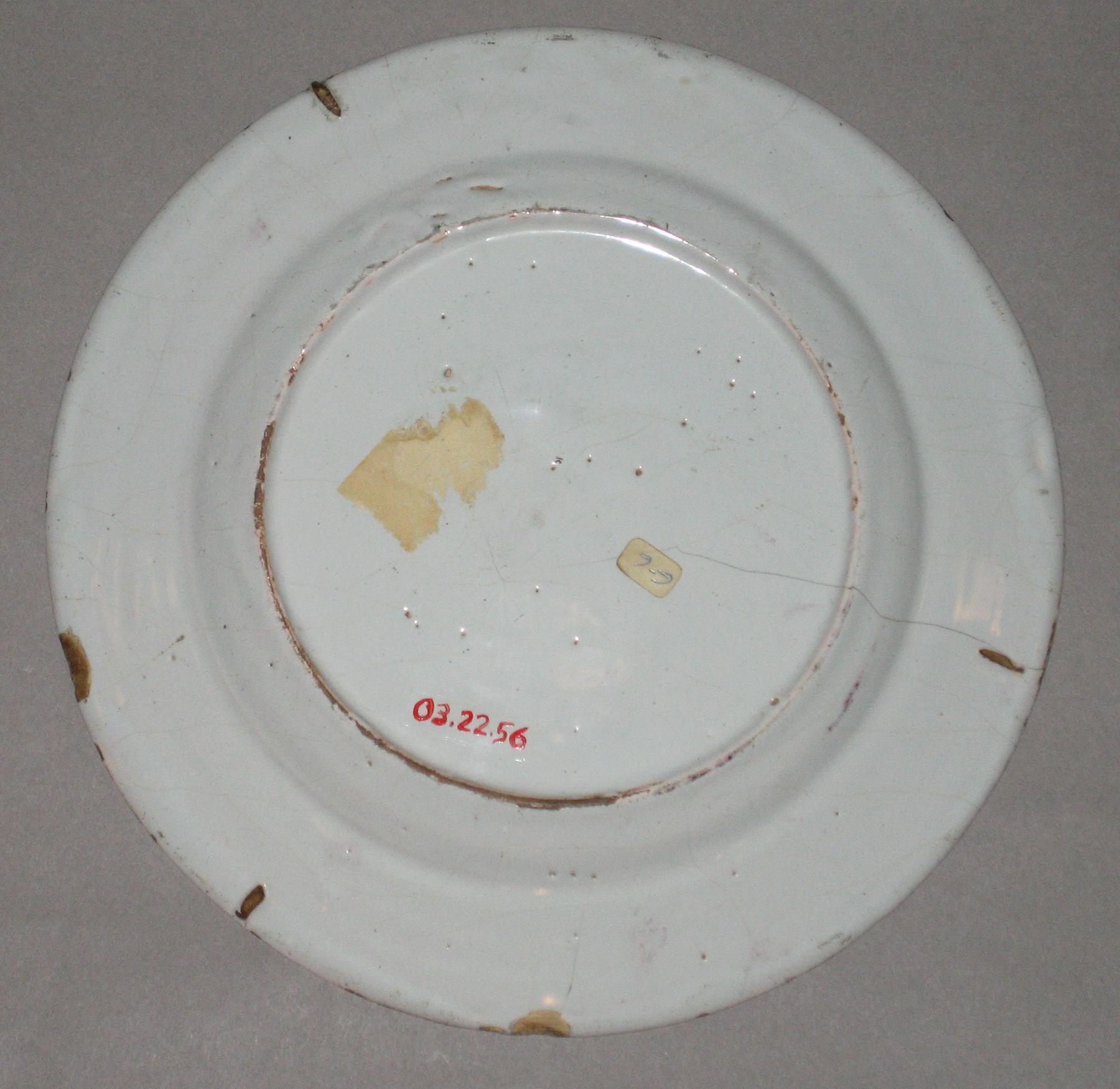 2003.0022.056 Delft plate (back)
