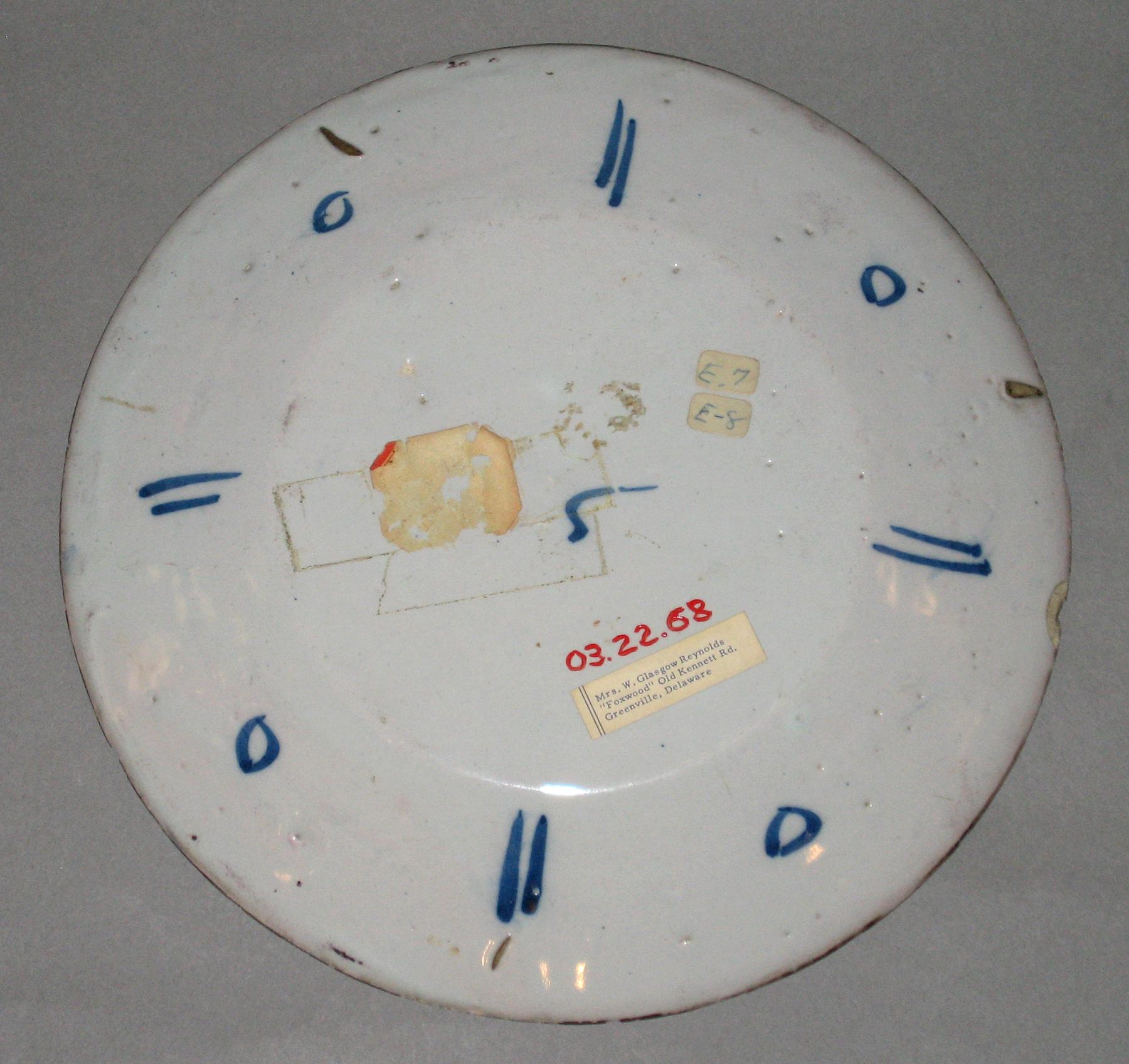 2003.0022.068 Delft plate (bottom-mark)