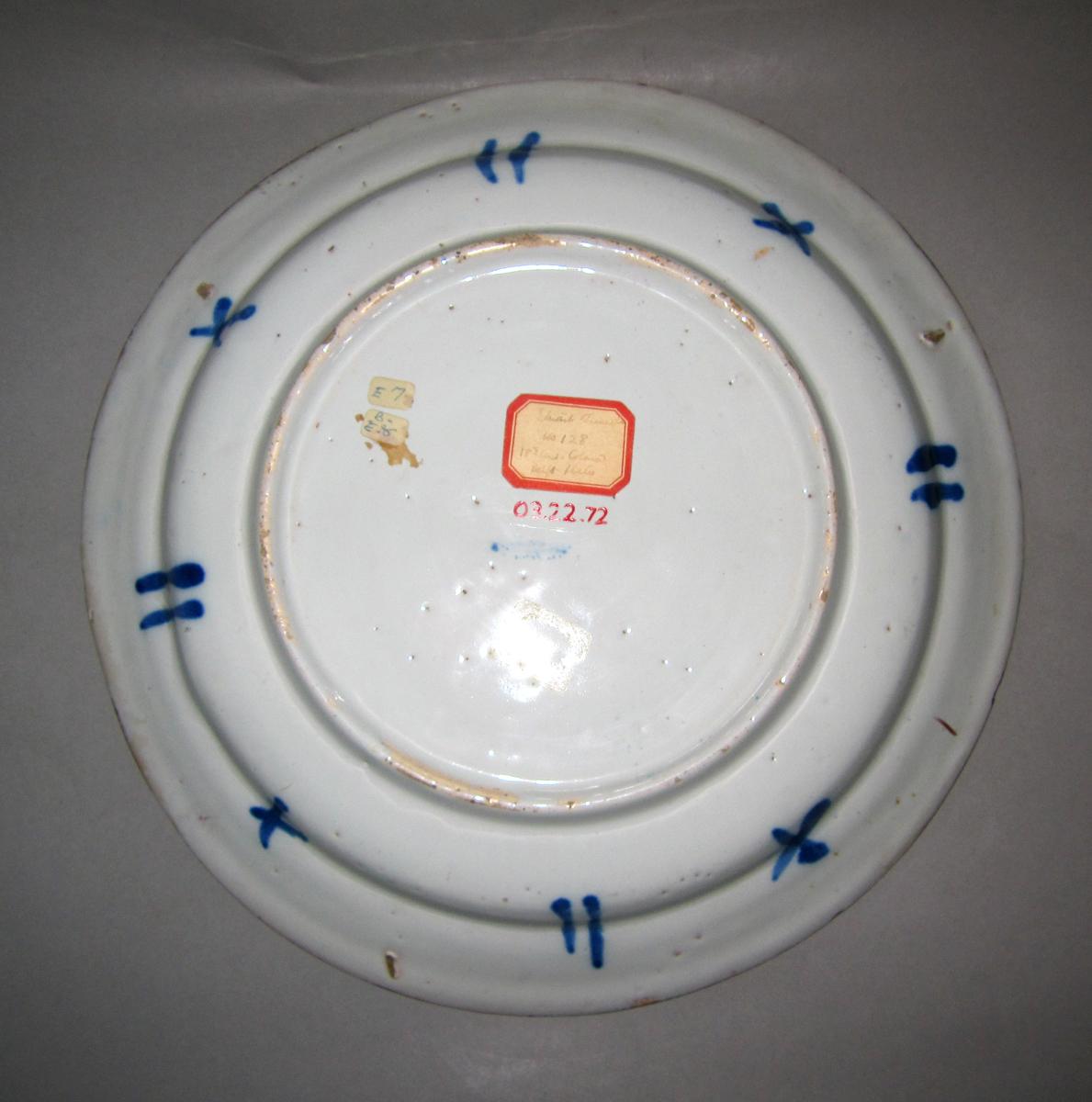 2003.0022.072 Delft plate underside