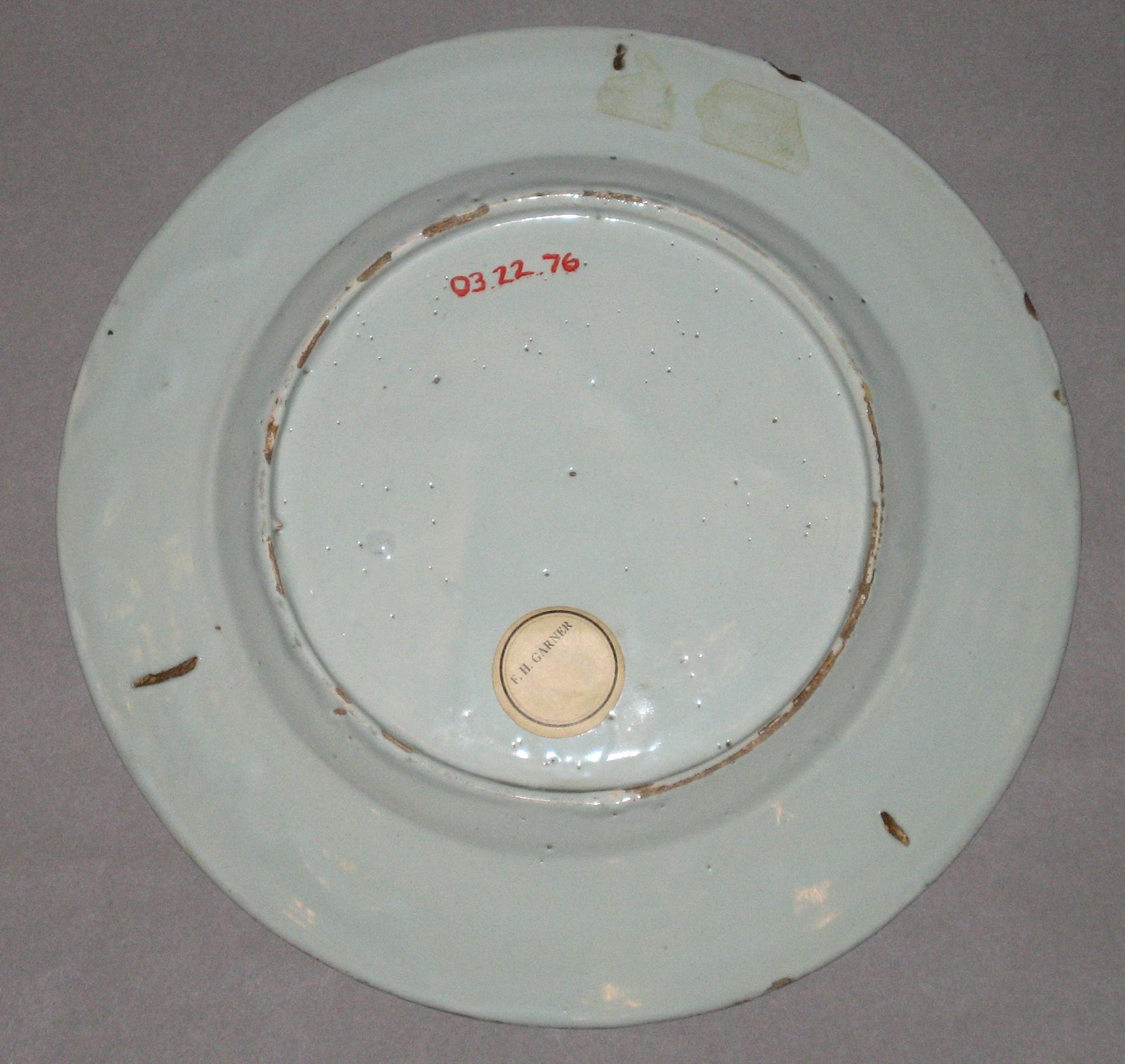 2003.0022.076 Delft plate (back)