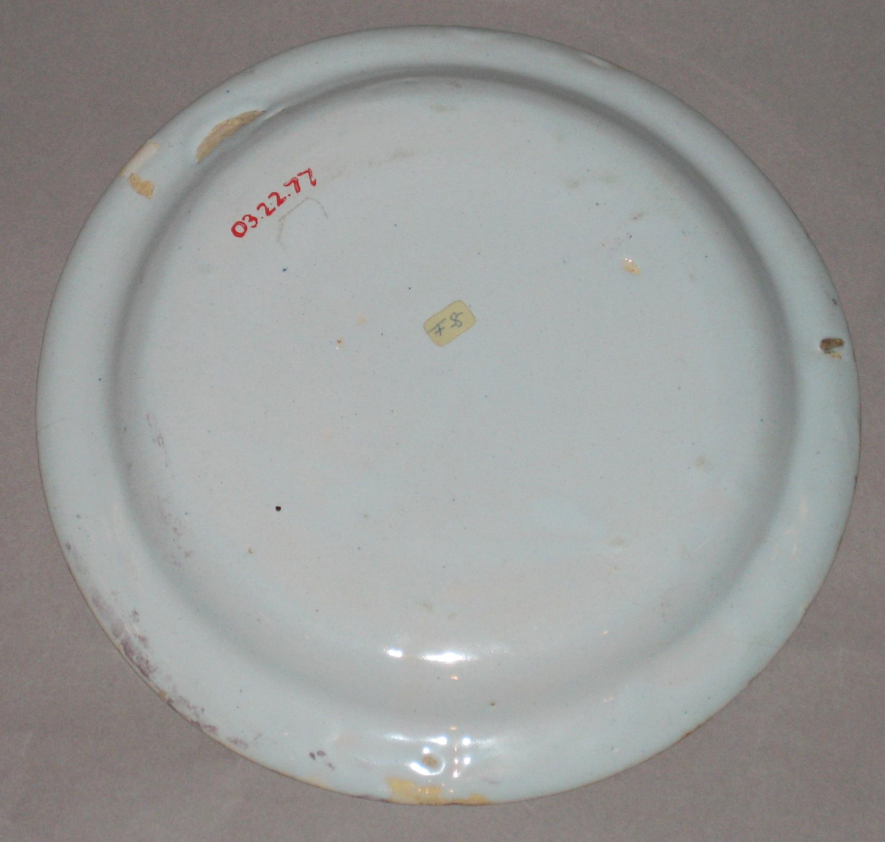 2003.0022.077 Delft plate (back)