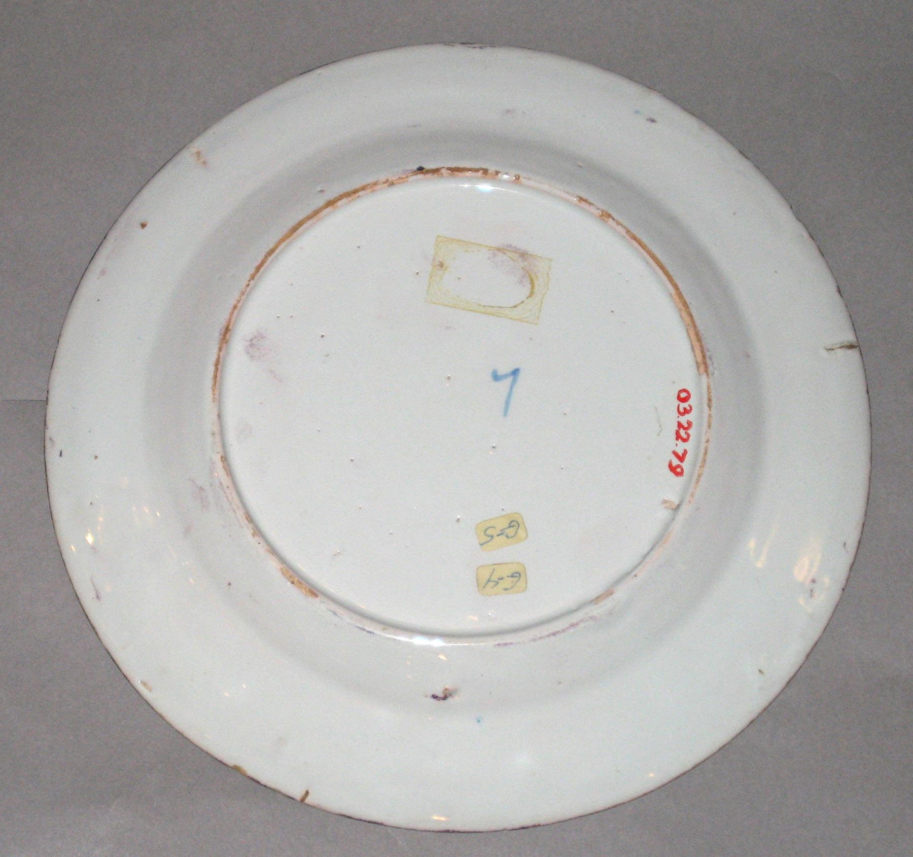 2003.0022.079 Delft plate (back-mark)