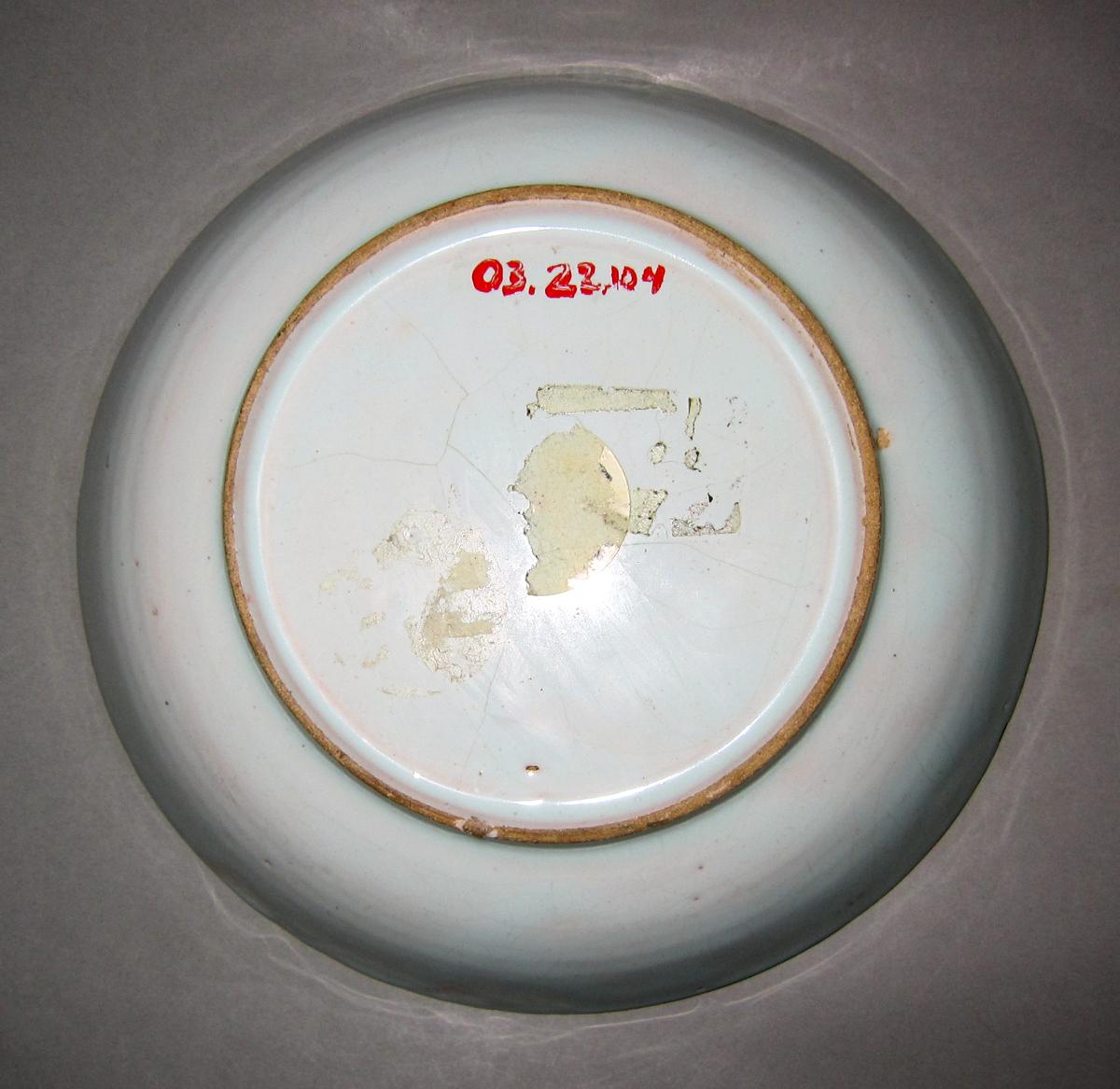 2003.0022.104 Delft saucer underside