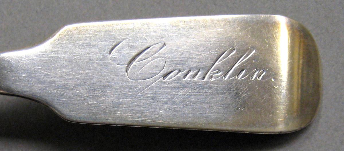 2003.0023.002 Silver Spoon engraving