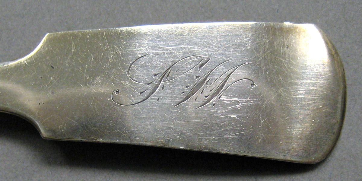 2003.0023.003 Silver Spoon engraving