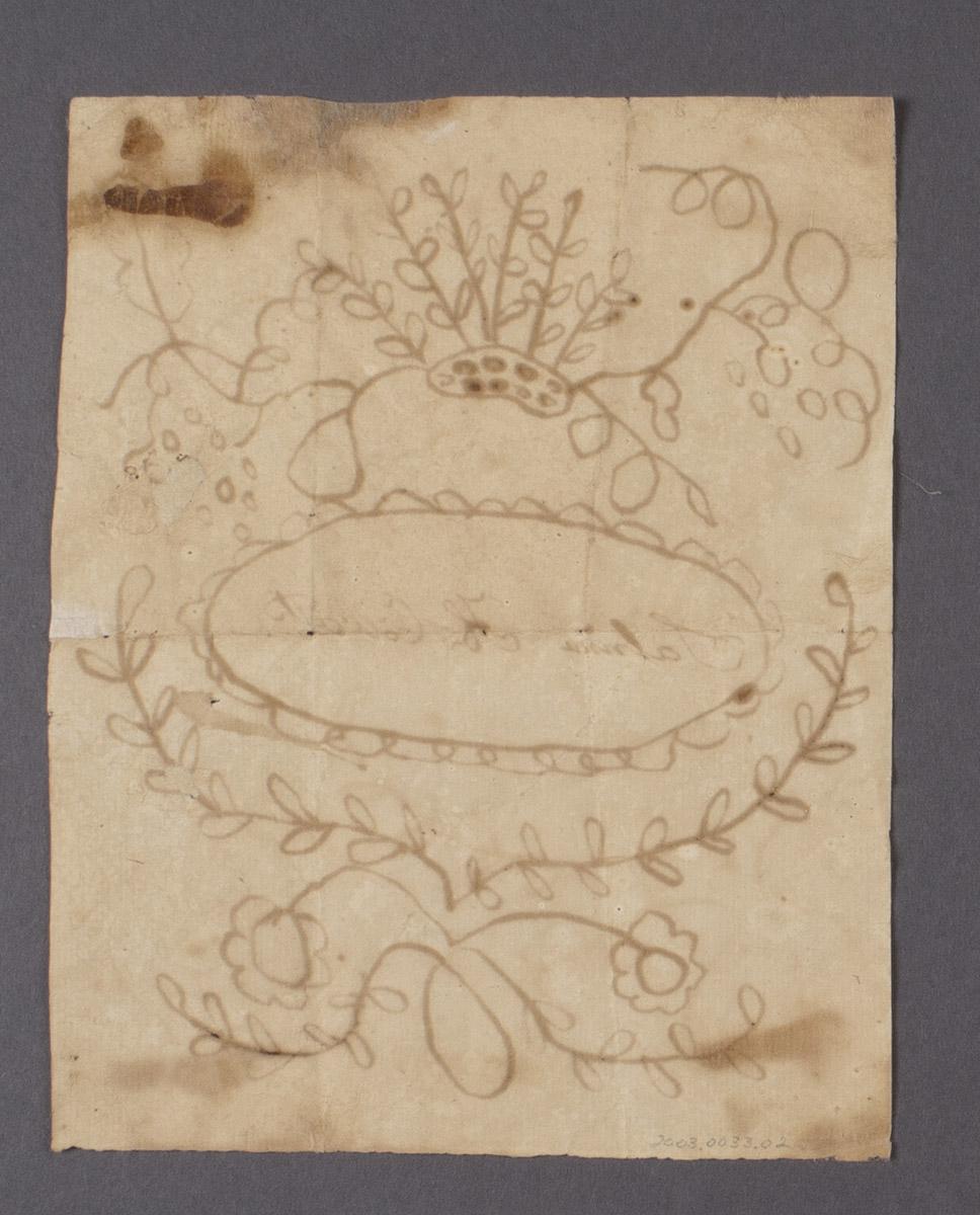 2003.0033.002 Embroidery pattern (reverse)