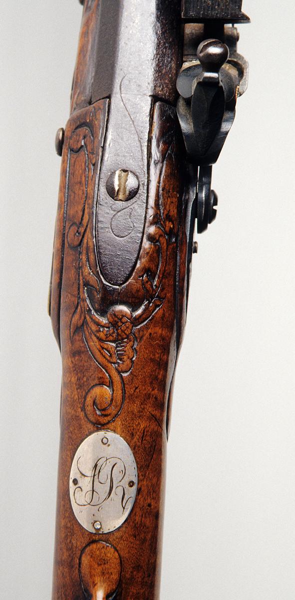 2003.0036 Flintlock Rifle, Detail