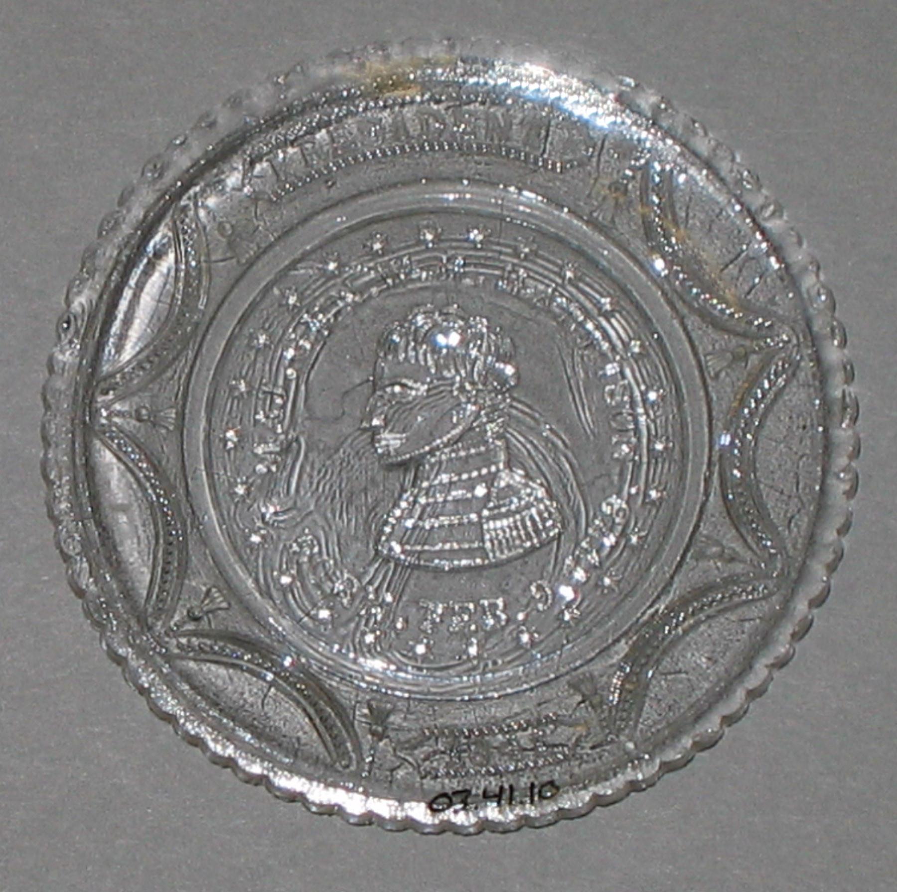 2003.0041.010 Wm Henry Harrison cup plate