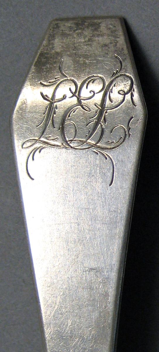 2003.0041.040.009 Silver Spoon engraving