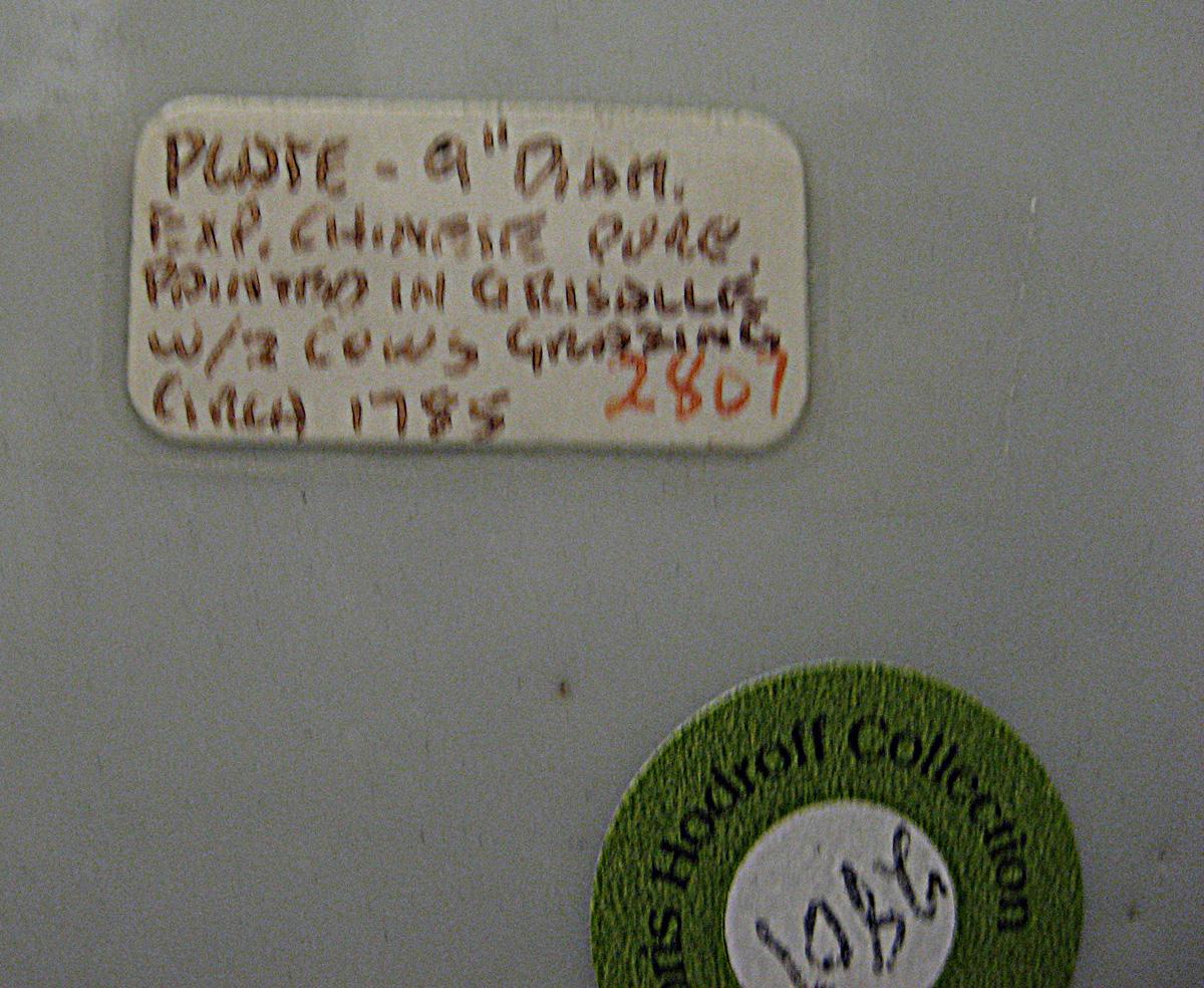 2003.0047.002 Porcelain Plate label