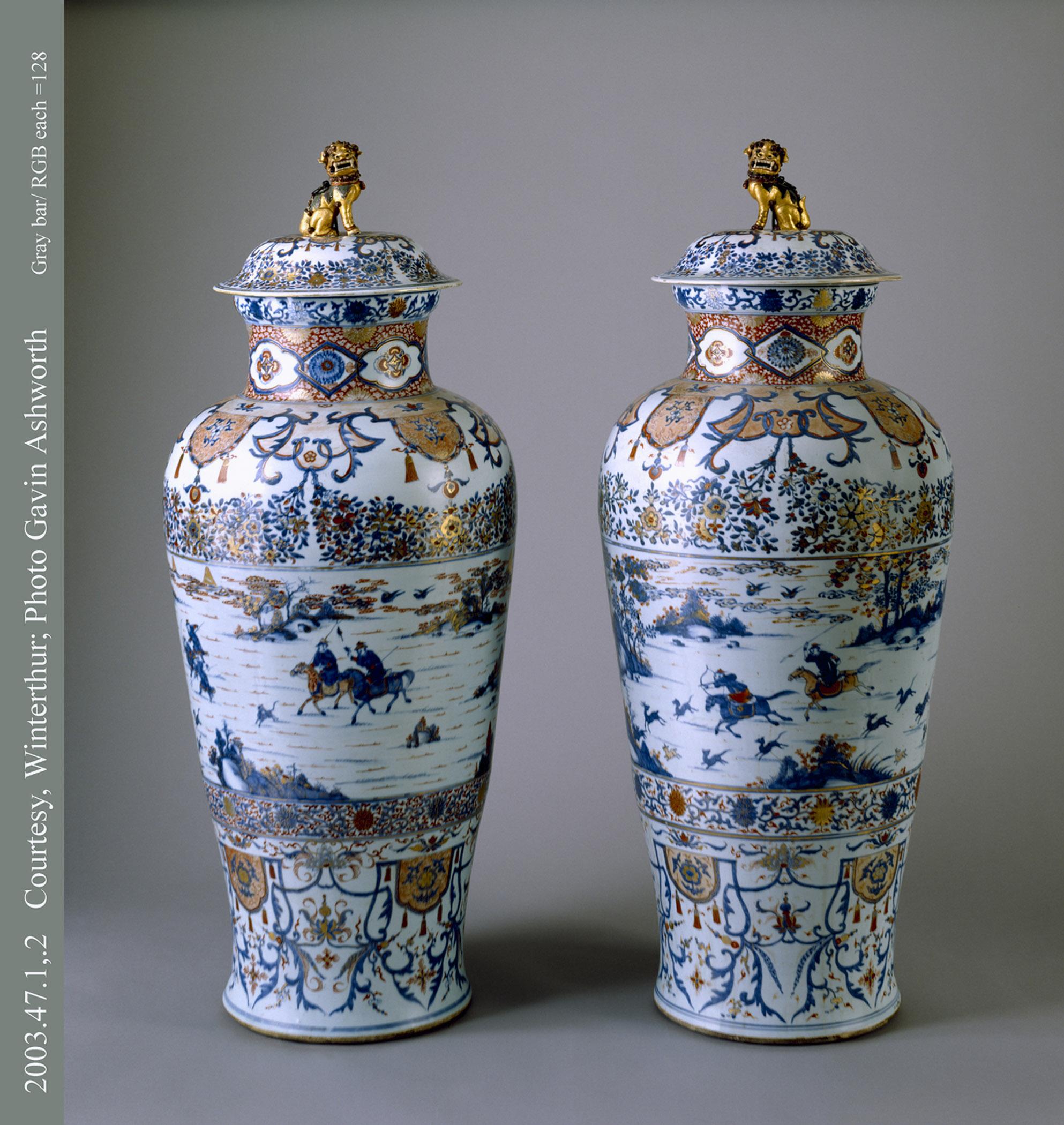 2003.0047.015.001, .002 Vases