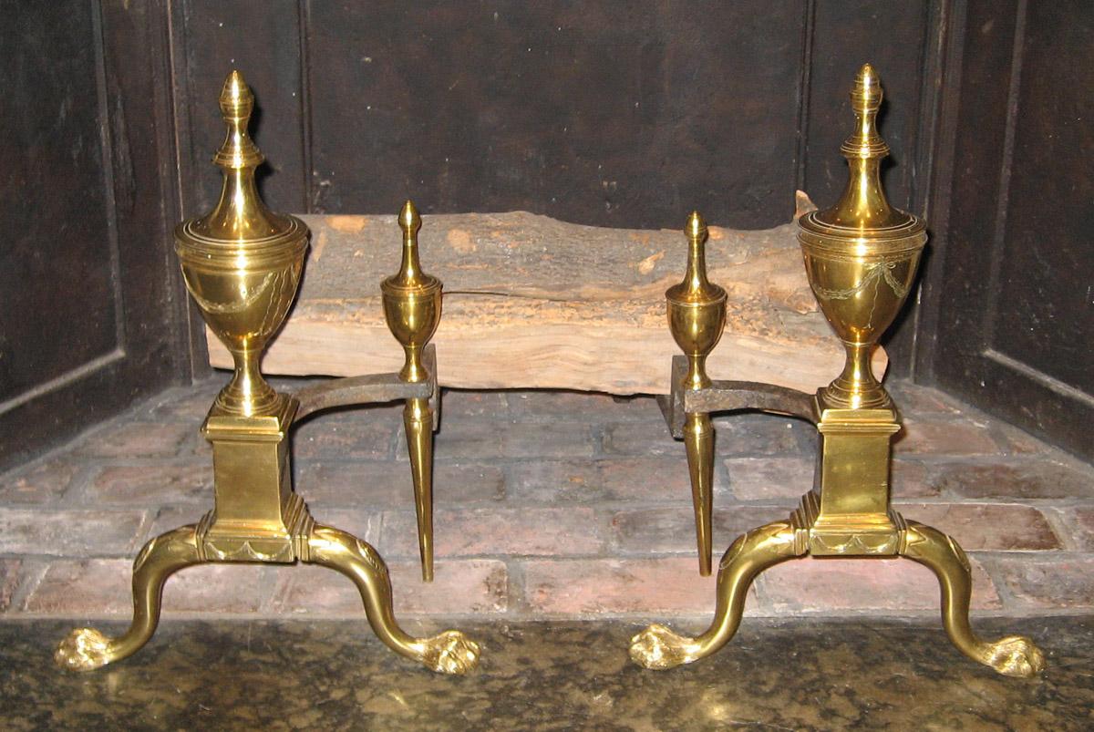 1951.0069.001 and .002 Andirons