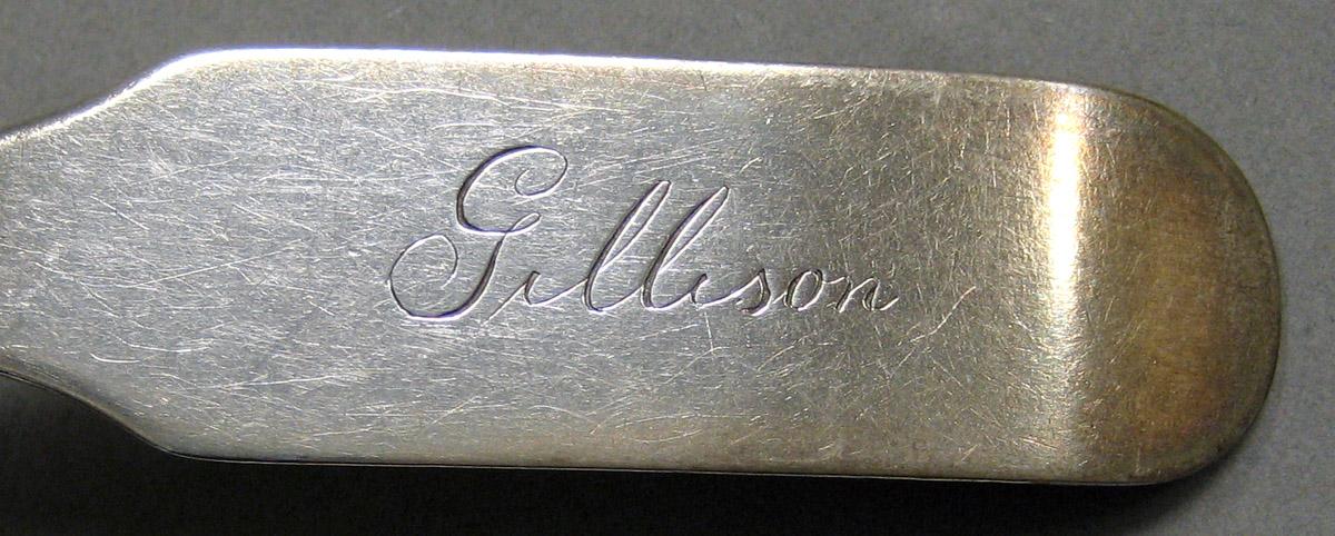 2003.0051.002 Silver Spoon engraving