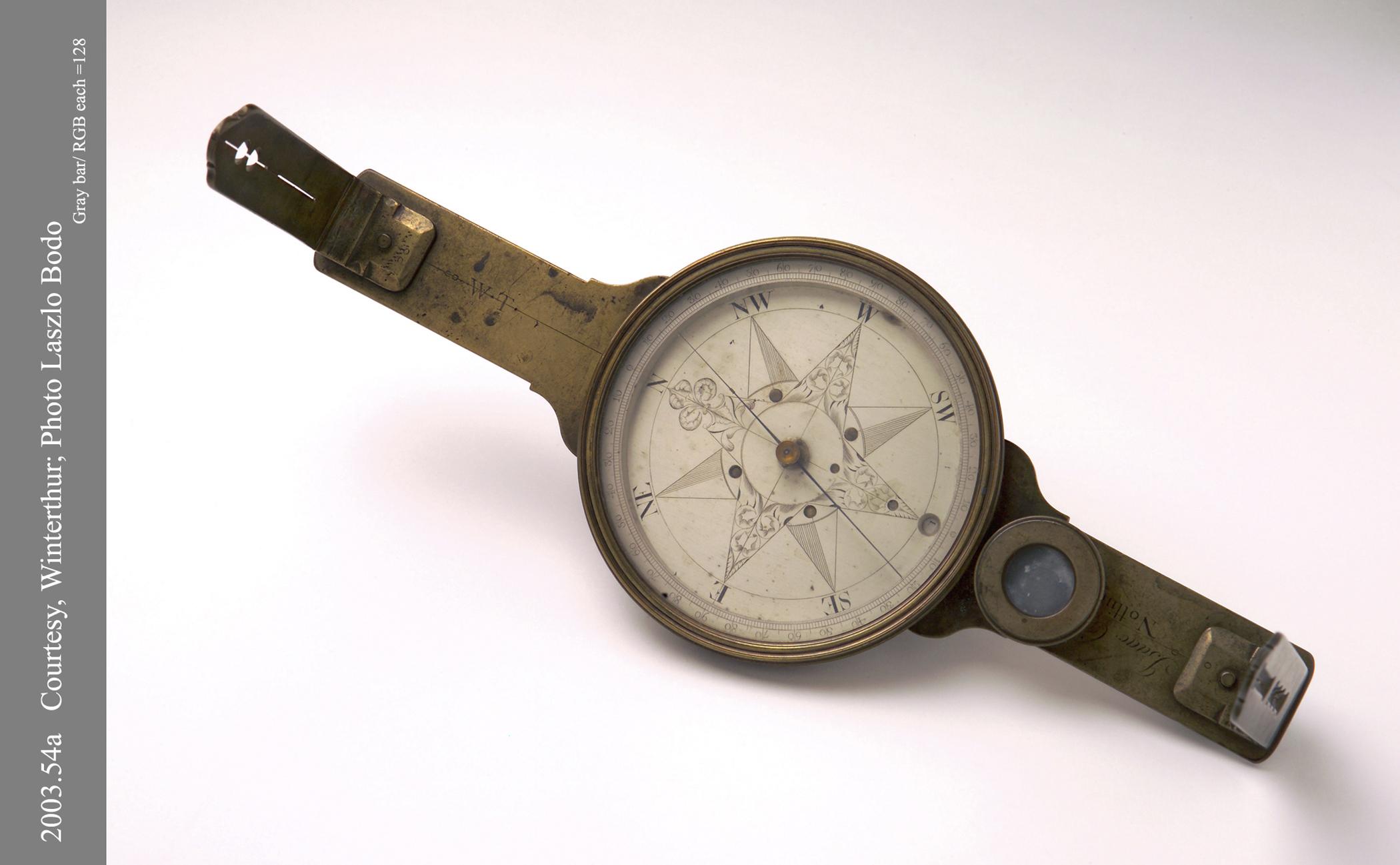 2003.0054 Surveying compass